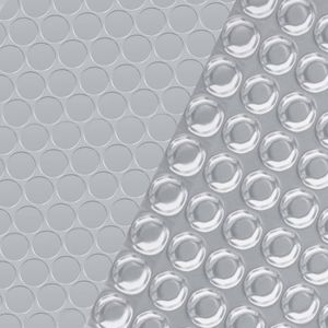 vidaXL Prostokątna folia na basen, 800x500 cm, PE, srebrna 2