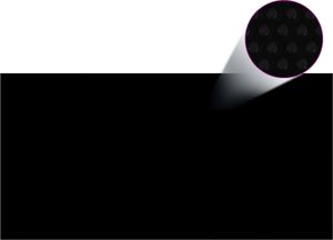 vidaXL Pływająca folia solarna z PE, 600x300 cm, czarno-niebieska 4