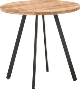vidaXL Stół jadalniany, 80 cm, lite drewno akacjowe 7