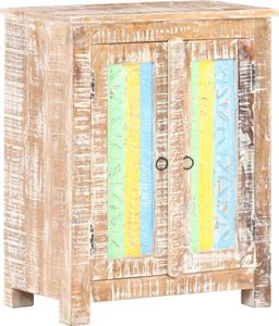 vidaXL Szafka, 61x35x76 cm, surowe drewno akacjowe 7