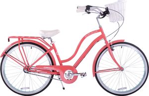 Hello Bikes Rower miejski 26 Amour 3S różowy 1