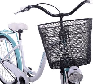 Kozbike K21 Rower miejski damski 28 biało-morski 3 biegi 4
