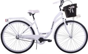 Kozbike (K25) Rower miejski damski 28 biały 1