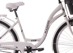 Kozbike (K25) Rower miejski damski 28 biały 3 biegi 5