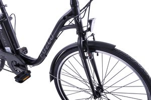 Rower elektryczny Fuzlu Rower elektryczny 28 łabędź miejski czarny E-2 2