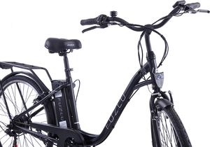 Rower elektryczny Fuzlu Rower elektryczny 28 łabędź miejski czarny E-2 8