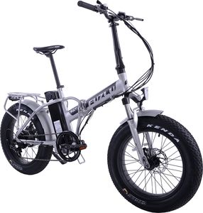 Rower elektryczny Fuzlu Fatbike 20" szary 3