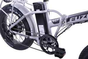 Rower elektryczny Fuzlu Fatbike 20" szary 6