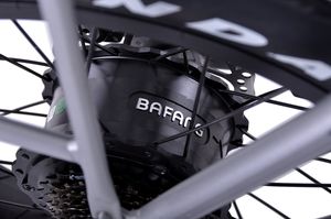 Rower elektryczny Fuzlu Fatbike 20" szary 7