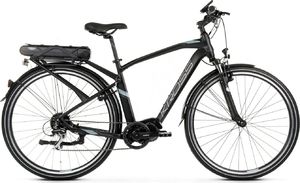 Rower elektryczny Kross Trans Hybrid 2.0 M (21") czarno-srebrny mat rower elektryczny 1