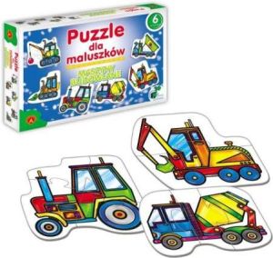 Alexander Puzzle dla maluszków - Maszyny Budowlane - 0541 1