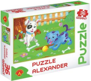 Alexander Puzzle Gigant Małe Psy - (0625) 1