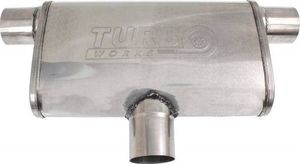 TurboWorks Tłumik Środkowy Tylny 76mm TurboWorks LT 409SS 1