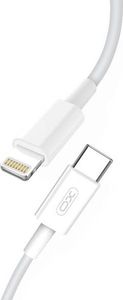 Kabel USB XO USB-C - Lightning 1 m Biały (8_2261315) 1