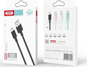 Kabel USB XO USB-A - USB-C 1 m Biały (8_2260062) 2