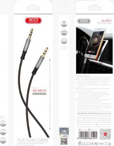 Kabel XO Jack 3.5mm - Jack 3.5mm 1m szary (NB121) 2