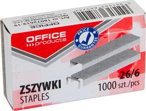 Office Products Zszywki OFFICE PRODUCTS, 26/6, 1000szt. 1