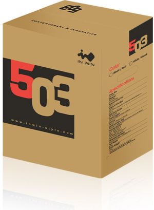 Obudowa In Win 503 Midi-Tower, Czarno-czerwony, Okno (503 Black) 7