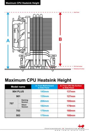 Obudowa In Win 503 Midi-Tower, Czarno-czerwony, Okno (503 Black) 8