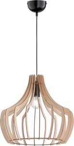 Lampa wisząca Trio Lampa wisząca beżowa skandynawska Trio RL WOOD R30253830 1