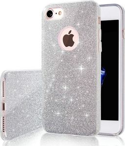 TelForceOne Nakładka Glitter 3in1 do iPhone 12 Mini 5,4" srebrny 1