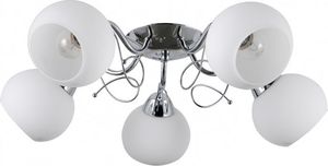 Lampa sufitowa Italux Lampa przysufitowa chrom do salonu Italux Masseri PND-6895-5 1