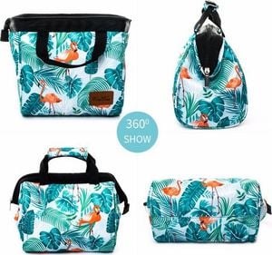 WinMax Torba lunch box śniadaniowa termoizolacyjna,flamingi 8