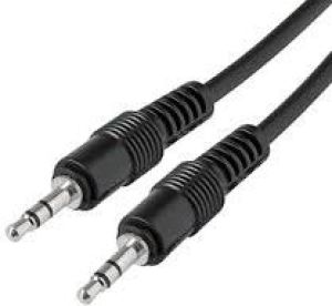 Kabel MediaRange Jack 3.5mm - Jack 3.5mm 1.5m czarny (MRCS140) 1