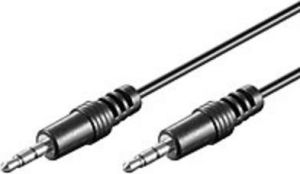 Kabel MediaRange Jack 3.5mm - Jack 3.5mm 1.5m czarny (MRCS140) 2