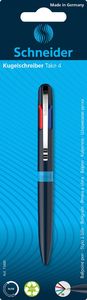 Schneider Długopis automatyczny SCHNEIDER TAKE 4, M, 4 kolory wkładu, blister, mix kolorów 2