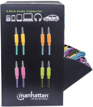 Kabel Manhattan Jack 3.5mm - Jack 3.5mm 1m  (390682) 2