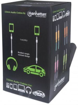 Kabel Manhattan Jack 3.5mm - Jack 3.5mm 1m  (390682) 4