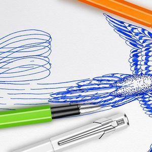 Caran d`Arche Pióro wieczne  849 Fluo Line, F, zielone 3