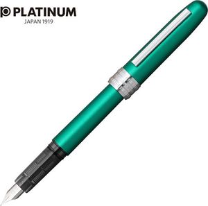 Platinum Pióro wieczne Platinum Plaisir Teal Green, M, zielone matowe 1
