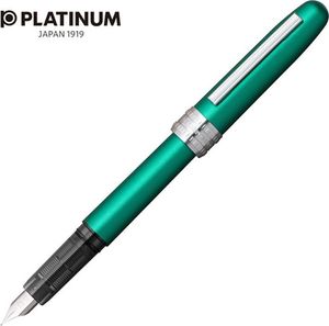 Platinum Pióro wieczne Platinum Plaisir Teal Green, F, zielone matowe 1
