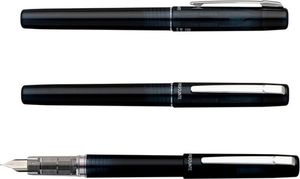 Platinum Pióro wieczne Prefounte Graphite Blue, F, w plastikowym opakowaniu, na blistrze, granatowe 5