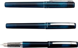 Platinum Pióro wieczne Prefounte Night Sea, F, w plastikowym opakowaniu, na blistrze, niebieskie 5