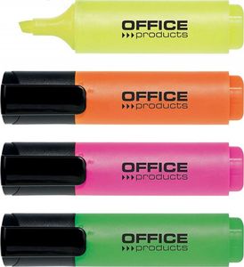 Office Products Zakreślacz 2-5mm (linia), 4szt., mix kolorów 1