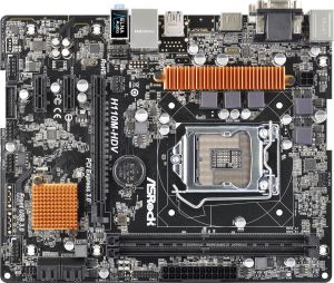 CPU ASRock H110M-HDV + Intel Core i7-6700K ASRock H110M-HDV (PCI-E DDR4) - Płyty główne Socket 1151