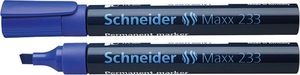 Schneider Marker permanentny Maxx 233, ścięty, 1-5mm, niebieski 1