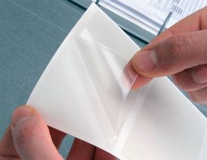 Q-Connect Kieszeń samoprzylepna Q-CONNECT, na wizytówki, rozc. na kr. boku, 60x95mm, 10szt. 3