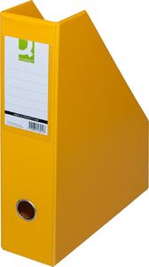Q-Connect Pojemnik na dokumenty Q-CONNECT, PVC, A4/76, żółty 1