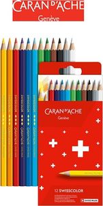 Caran d`Arche Kredki CARAN D'ACHE Swisscolor, kartonowe pudełko, 12 szt. 1