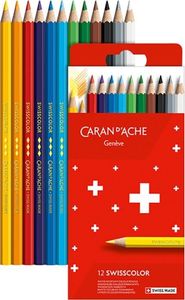Caran d`Arche Kredki CARAN D'ACHE Swisscolor, kartonowe pudełko, 12 szt. 2
