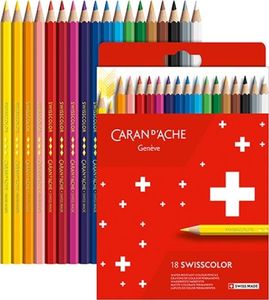 Caran d`Arche Kredki CARAN D'ACHE Swisscolor, kartonowe pudełko, 18 szt. 2