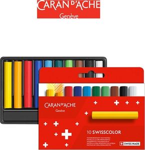 Caran d`Arche Kredki woskowe CARAN D'ACHE Swisscolor, kartonowe pudełko, 10 szt. 1
