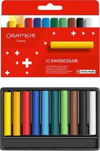 Caran d`Arche Kredki woskowe CARAN D'ACHE Swisscolor, kartonowe pudełko, 10 szt. 3