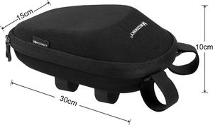 Wozinsky Wozinsky wodoodporna torba sakwa na hulajnogę elektryczną na kierownicę 6L czarny (WSB1BK) 7