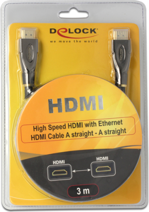 Kabel Delock HDMI - HDMI 3m czarny (82738) 2