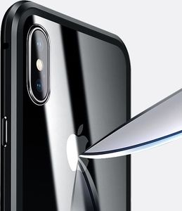 Wozinsky Wozinsky Full Magnetic Case magnetyczne etui 360 pokrowiec na przód i tył z wbudowanym szkłem Xiaomi Redmi Note 8T czarno-przezroczysty 10